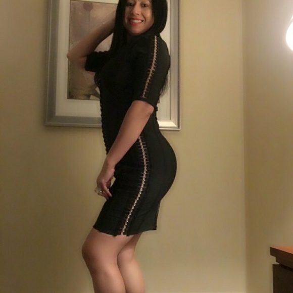 Wow Couture black super sexy dress size M - Picture 7 of 8